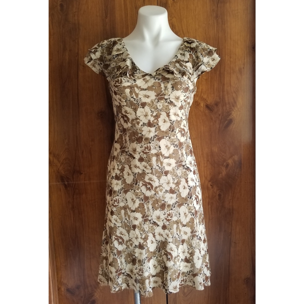 Ralph Lauren Silk Floral Dress